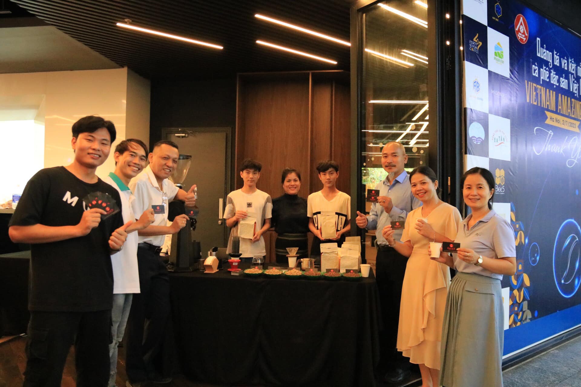 Bana'A Coffee giới thiệu mẫu cà phê tại Vietnam Amazing Cup
